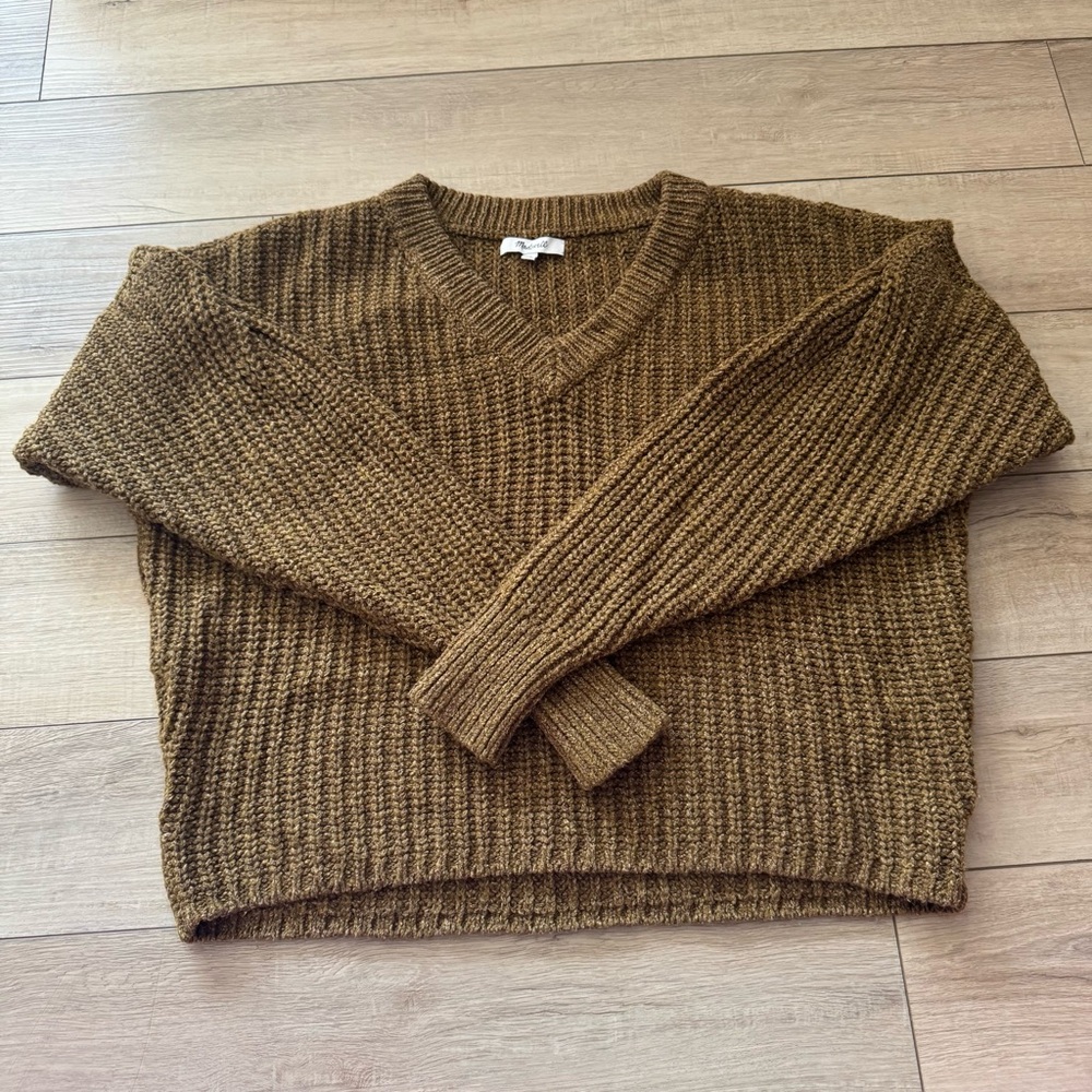 Madewell Brown Knit Sweater